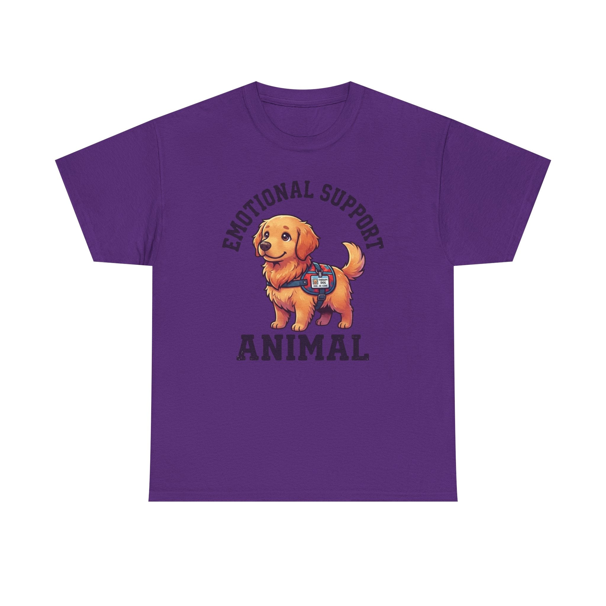 Emotional Support Golden Retriever T-Shirt