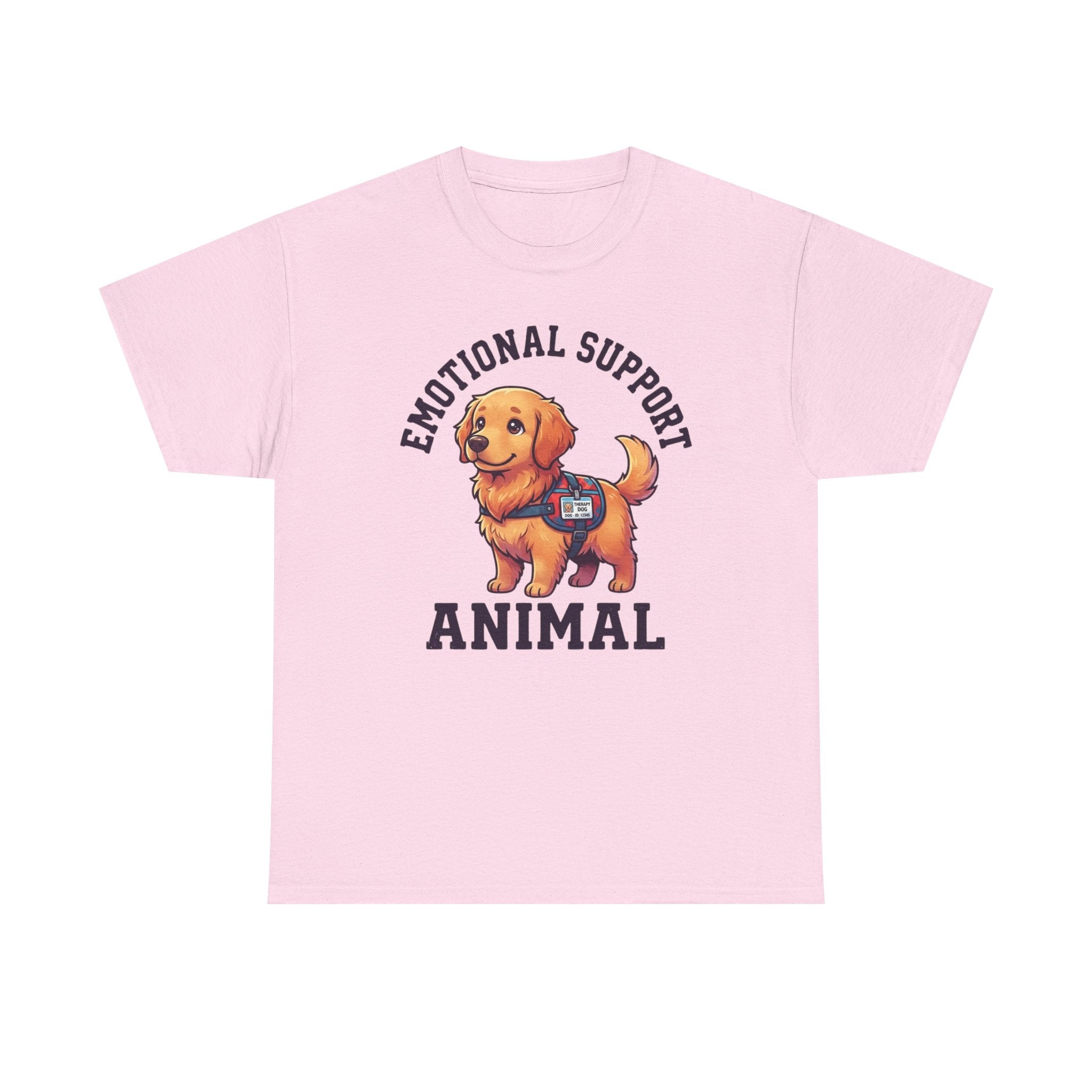 Emotional Support Golden Retriever T-Shirt