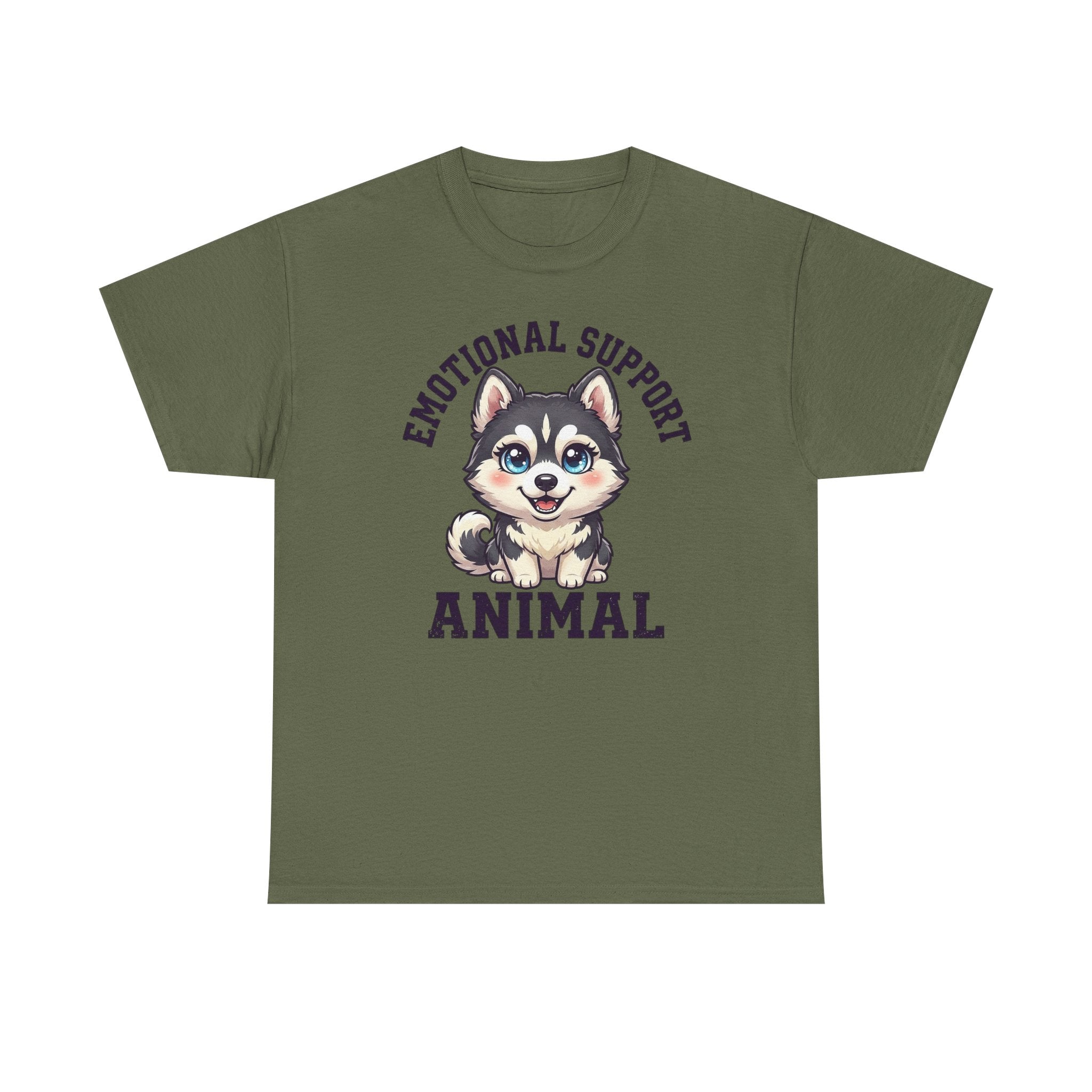 Emotional Support Siberian Husky T-Shirt