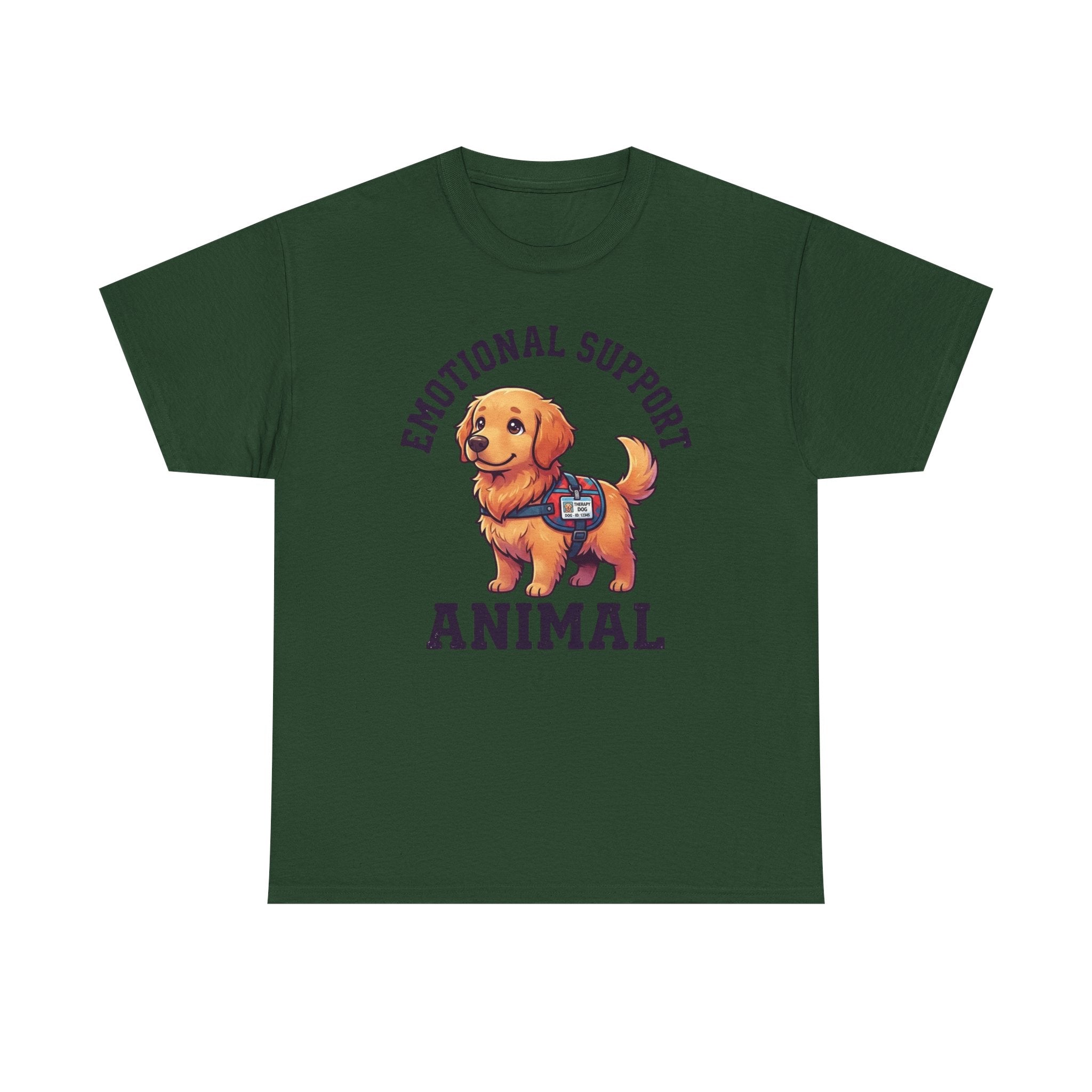 Emotional Support Golden Retriever T-Shirt