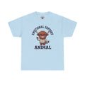 Emotional Support Highland Cow T-Shirt