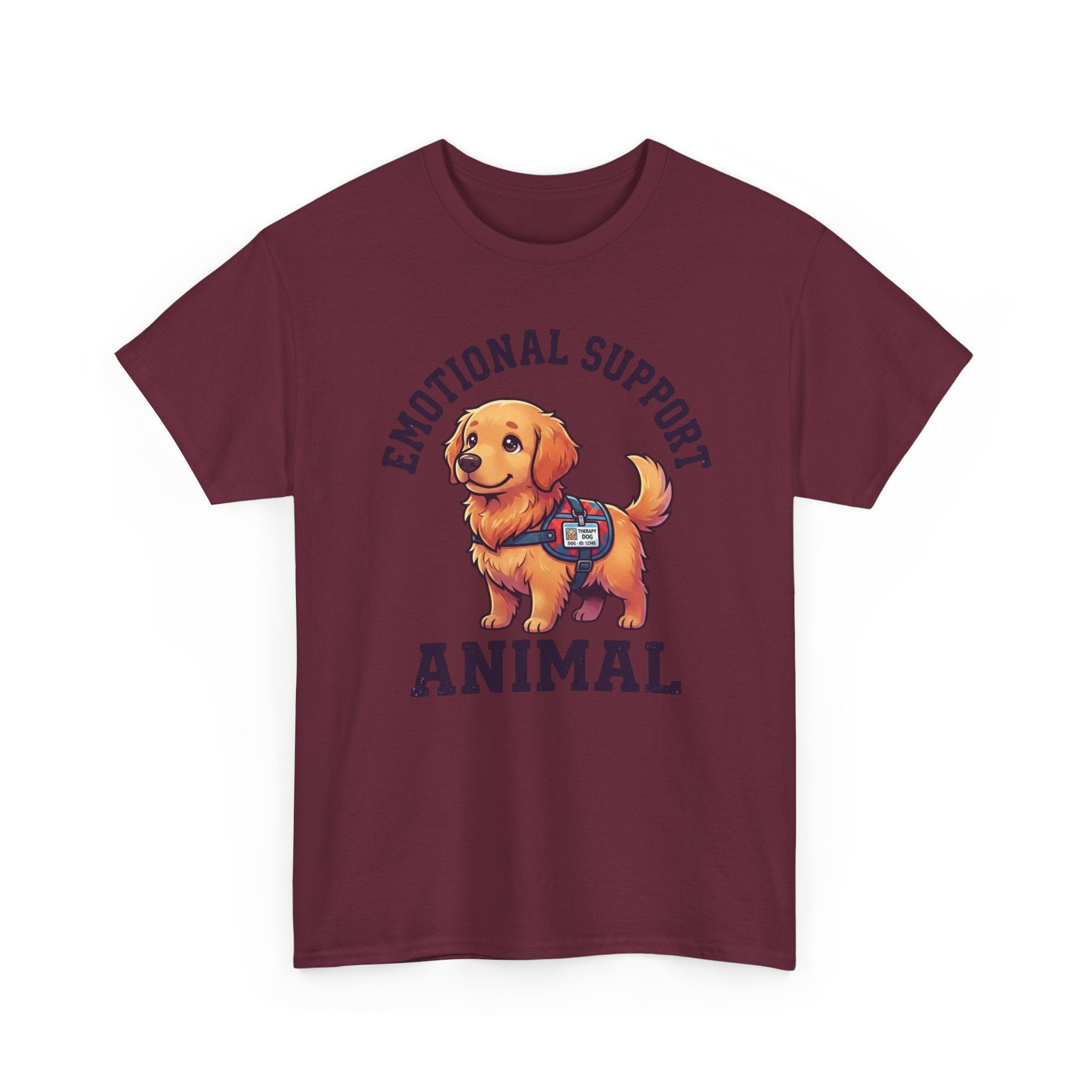 Emotional Support Golden Retriever T-Shirt
