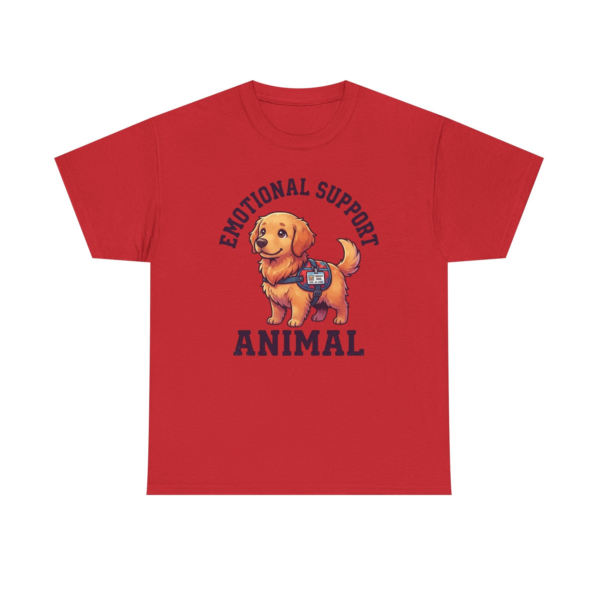 Emotional Support Golden Retriever T-Shirt