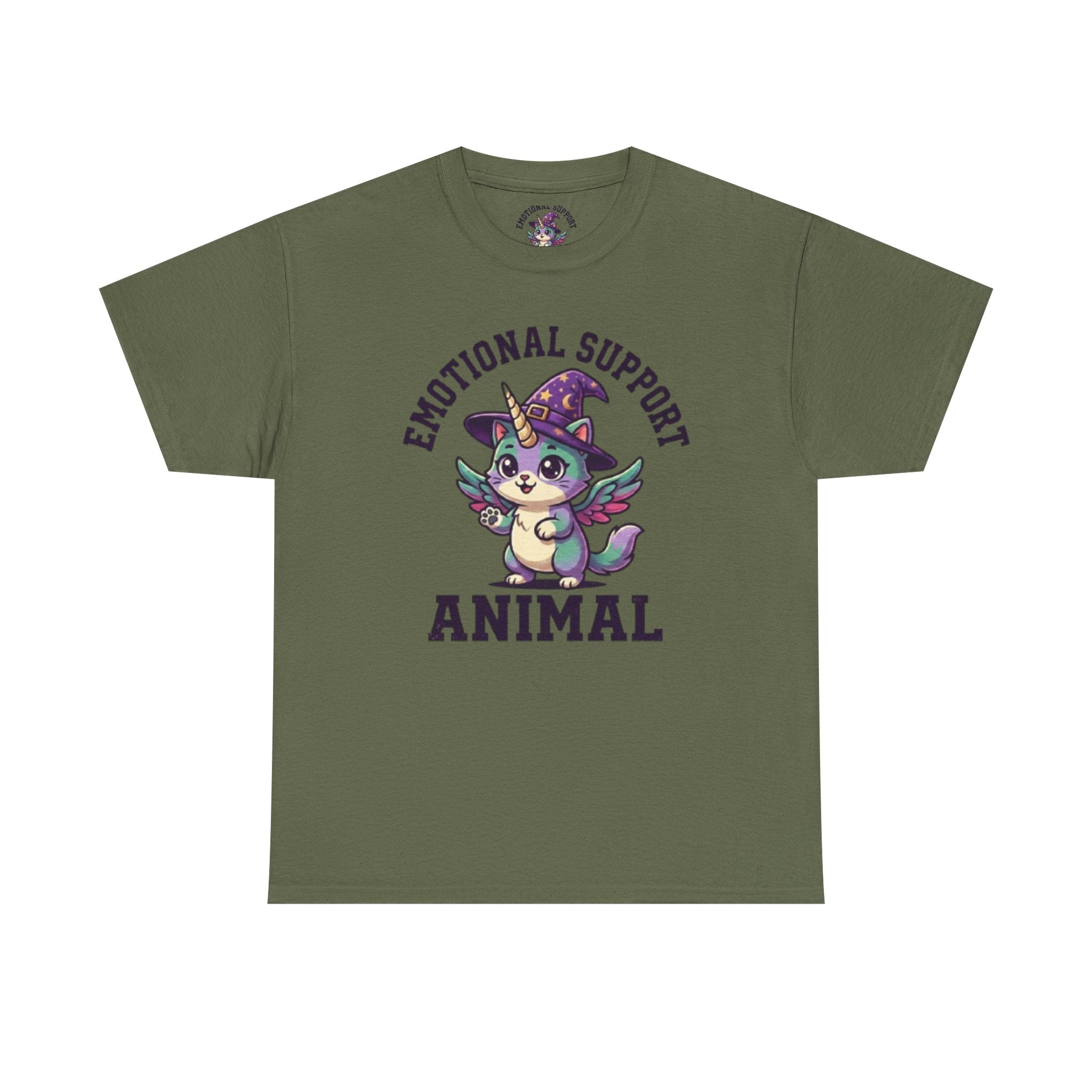 Emotional Support Unicorn Cat T-Shirt