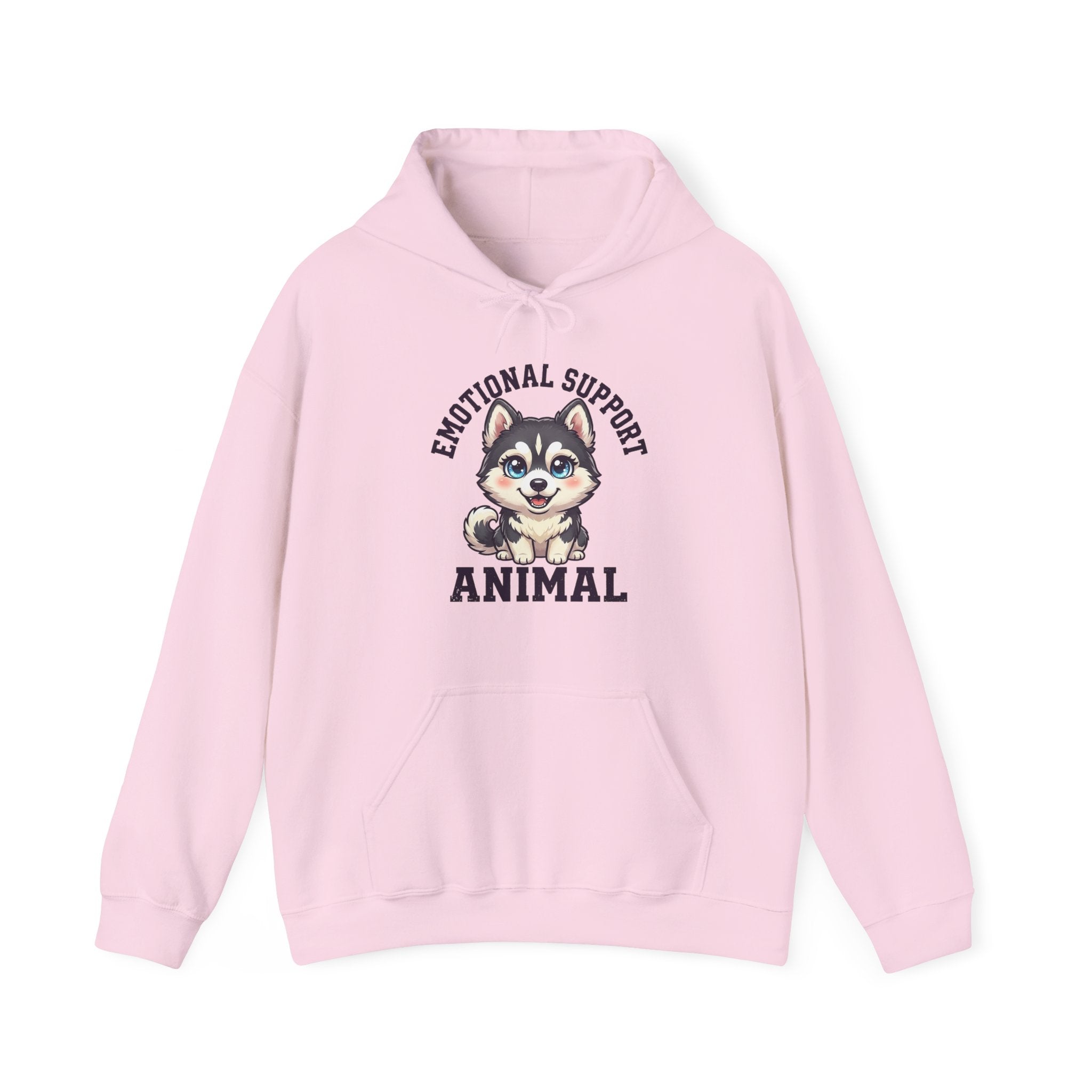 Emotional Support Siberian Husky Hoodie