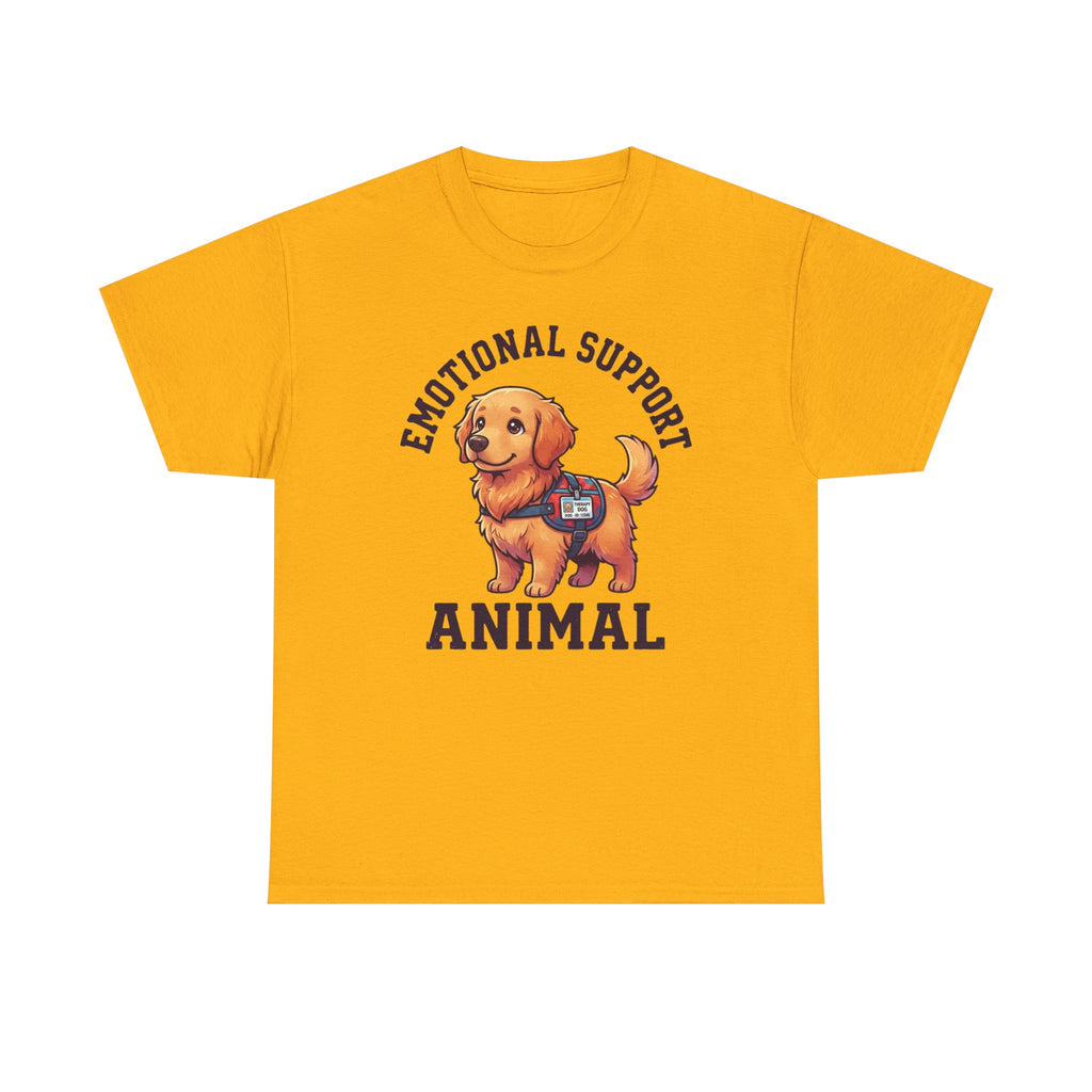 Emotional Support Golden Retriever T-Shirt