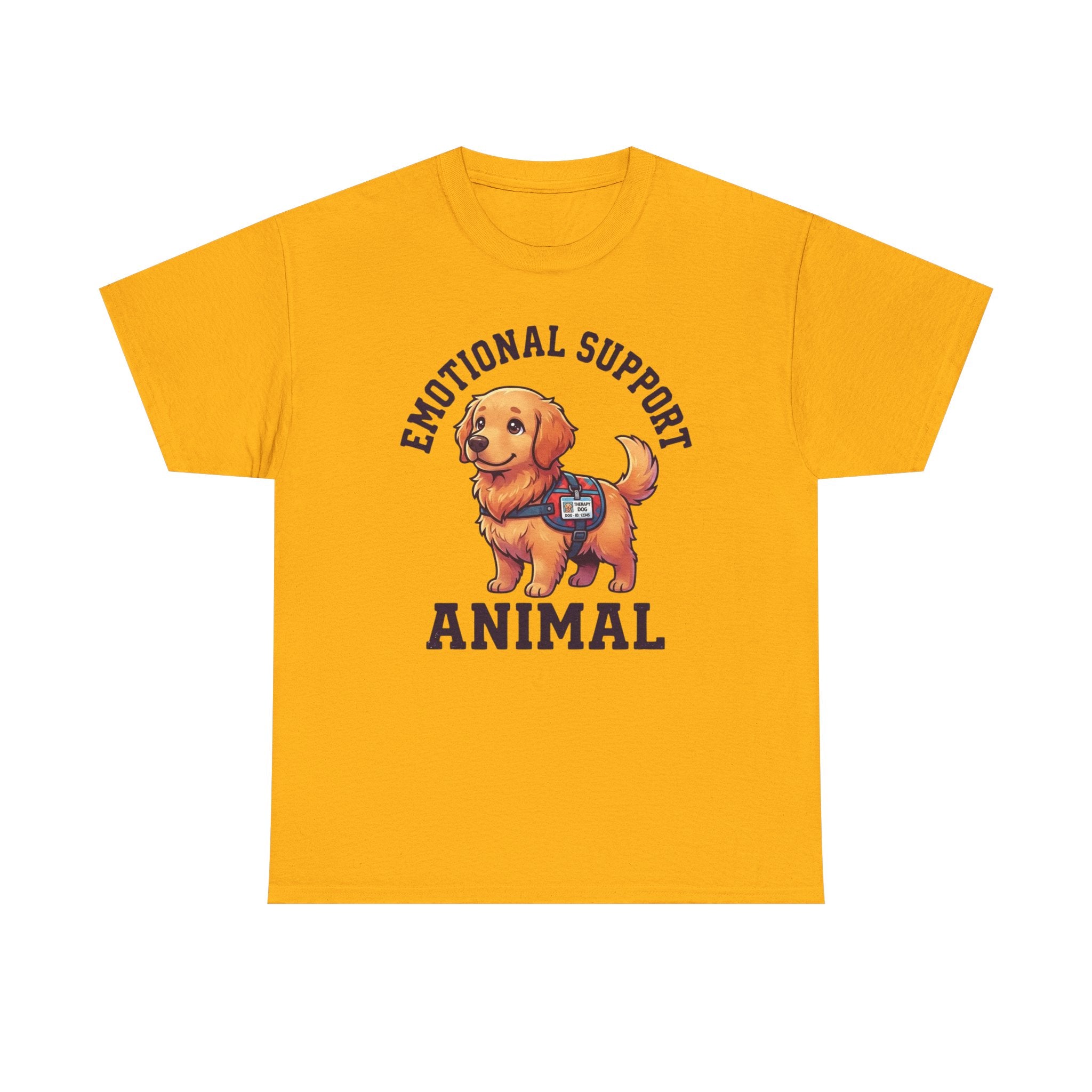 Emotional Support Golden Retriever T-Shirt