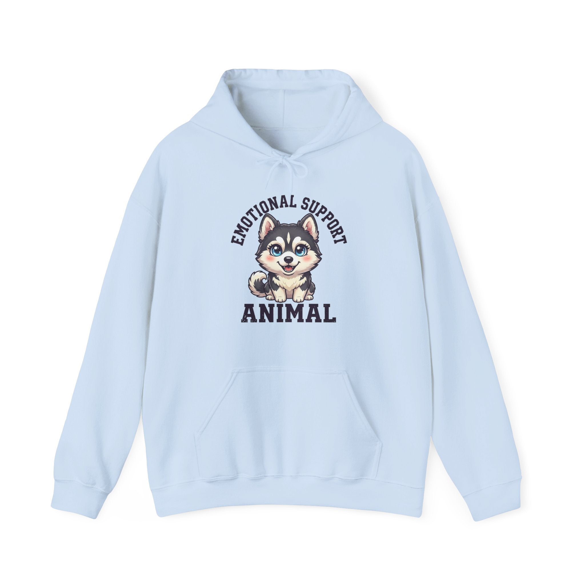 Emotional Support Siberian Husky Hoodie