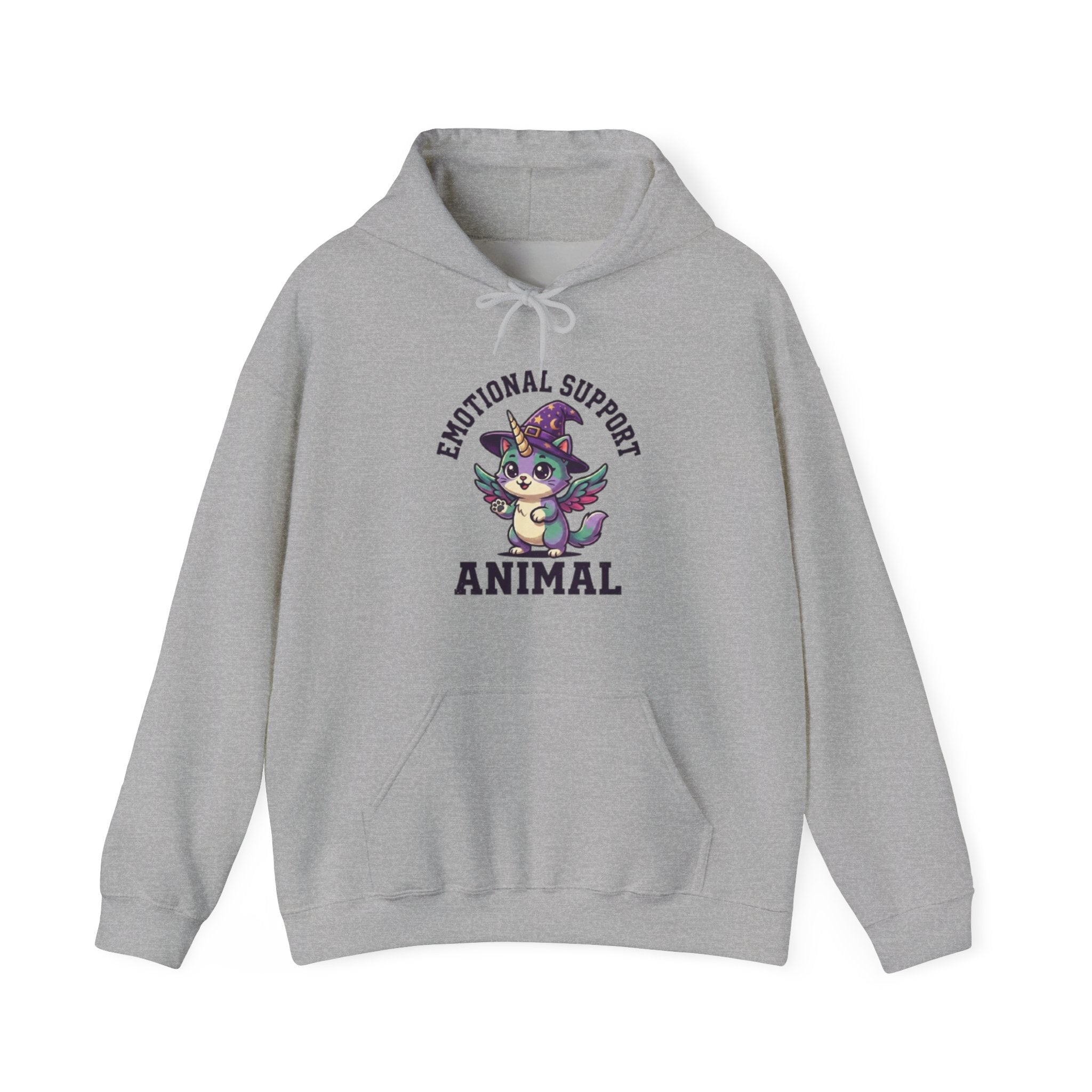 Emotional Support Unicorn Cat Hoodie