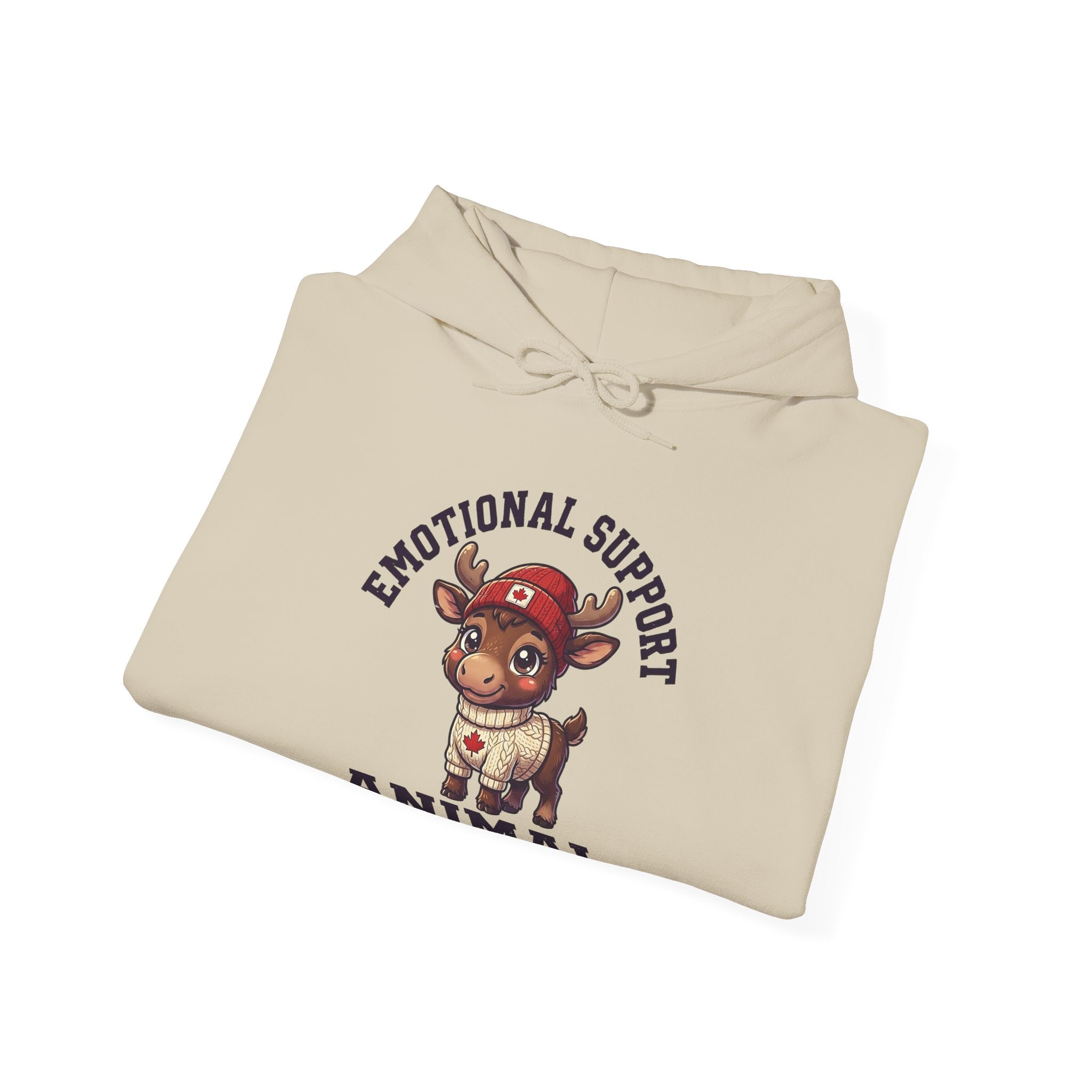 Emotional Support Moose Hoodie