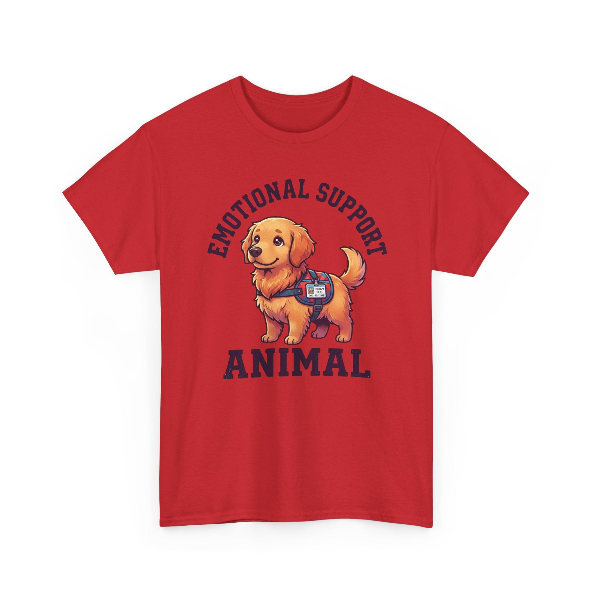 Emotional Support Golden Retriever T-Shirt