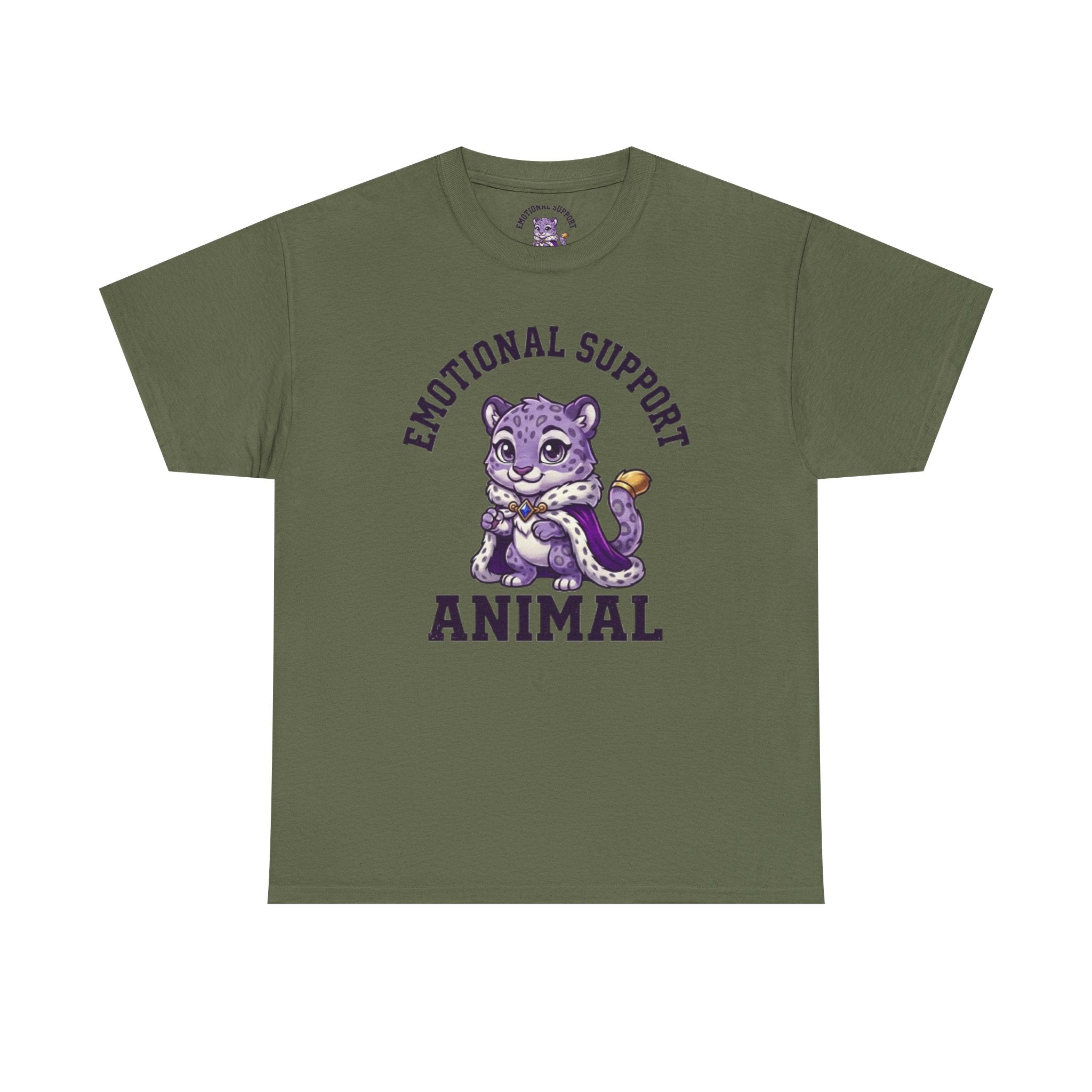 Emotional Support Snow Leopard T-Shirt