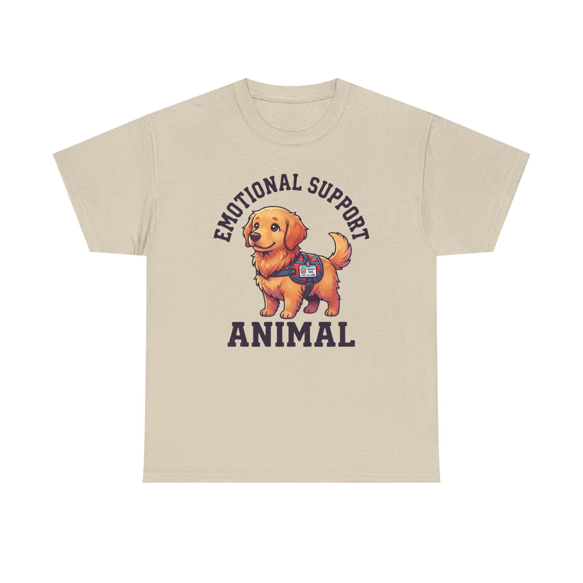 Emotional Support Golden Retriever T-Shirt