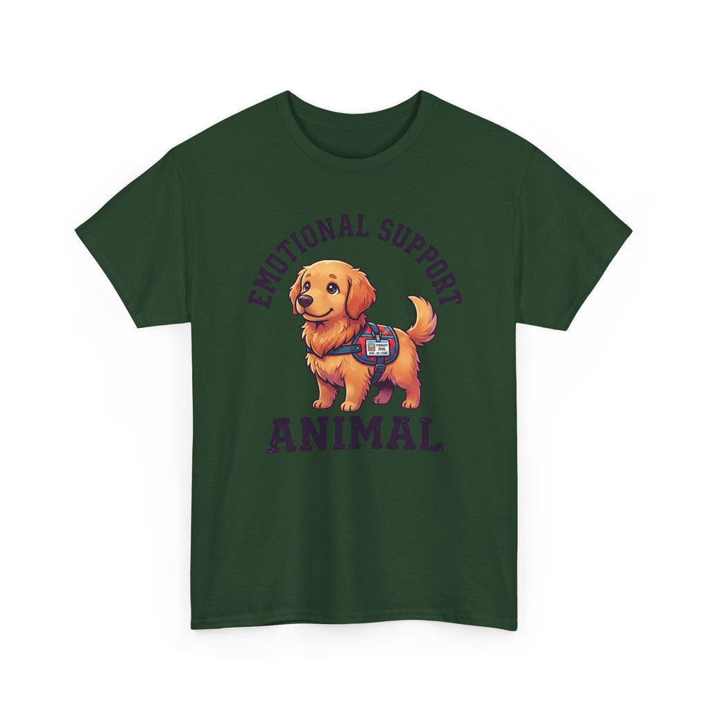 Emotional Support Golden Retriever T-Shirt