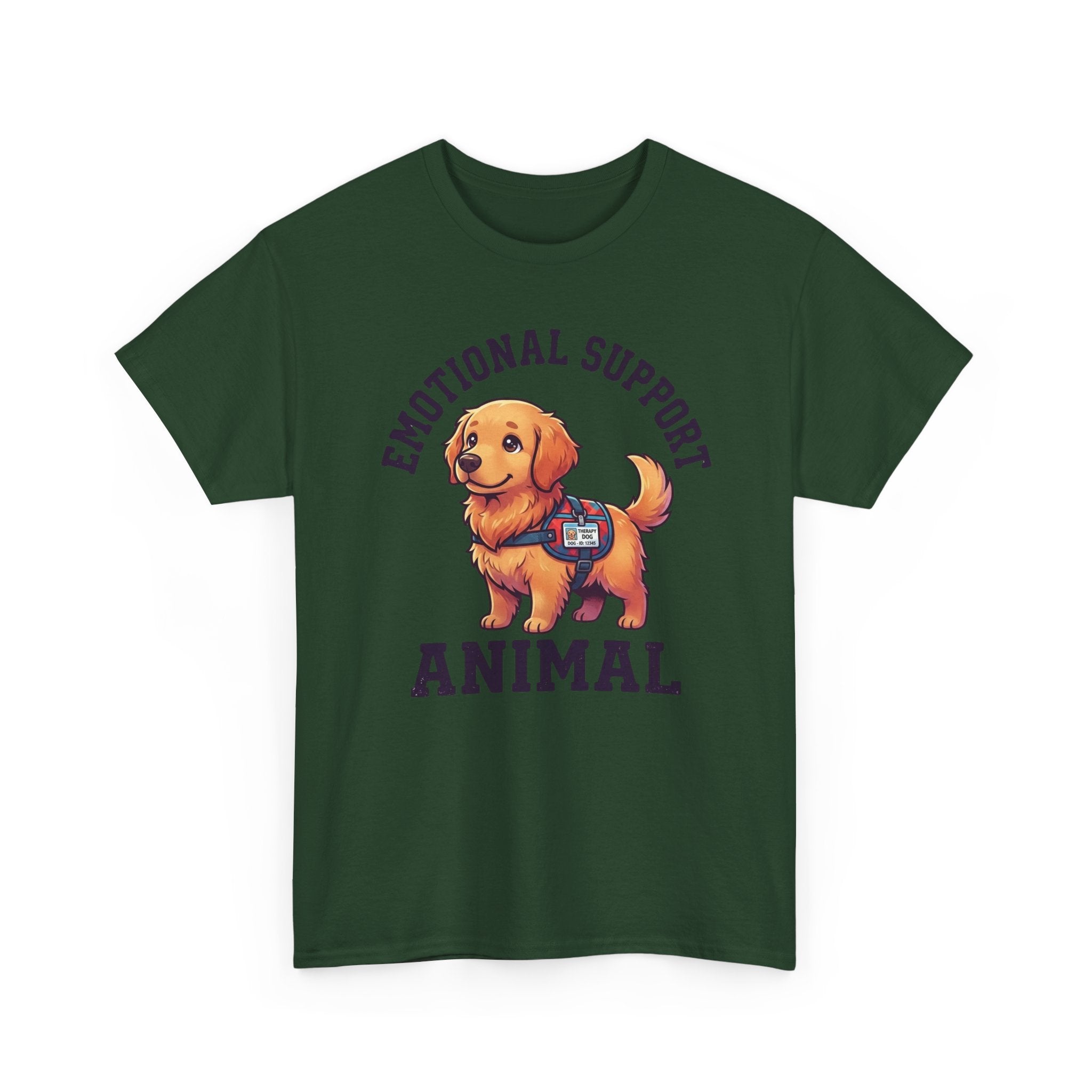 Emotional Support Golden Retriever T-Shirt