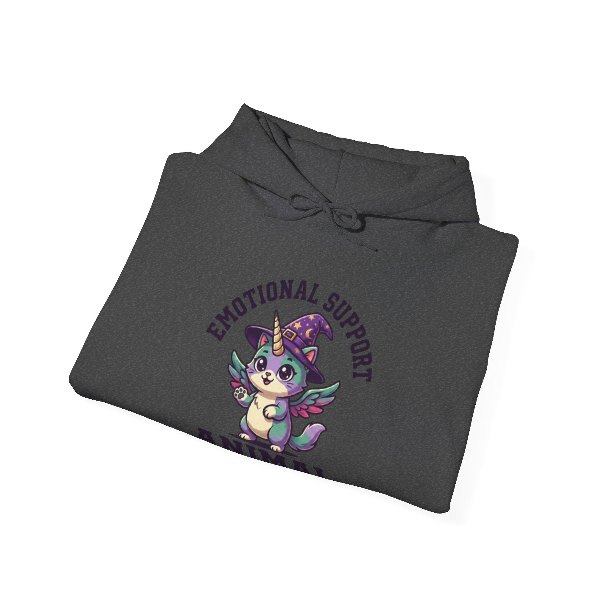 Emotional Support Unicorn Cat Hoodie