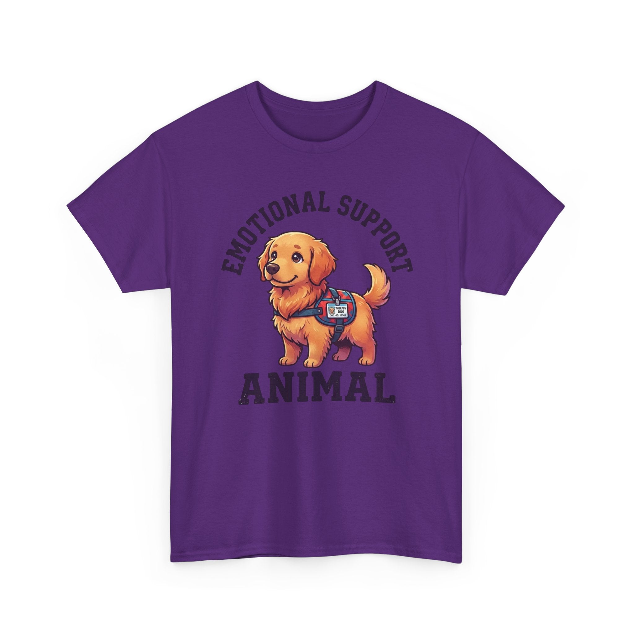 Emotional Support Golden Retriever T-Shirt