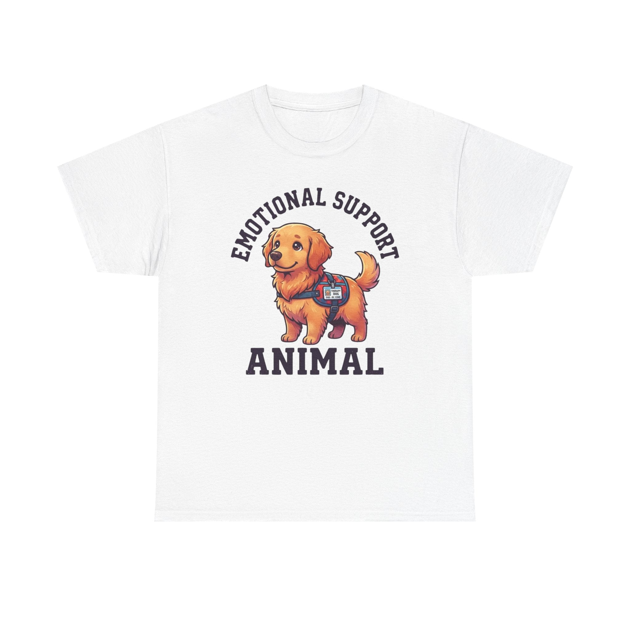Emotional Support Golden Retriever T-Shirt