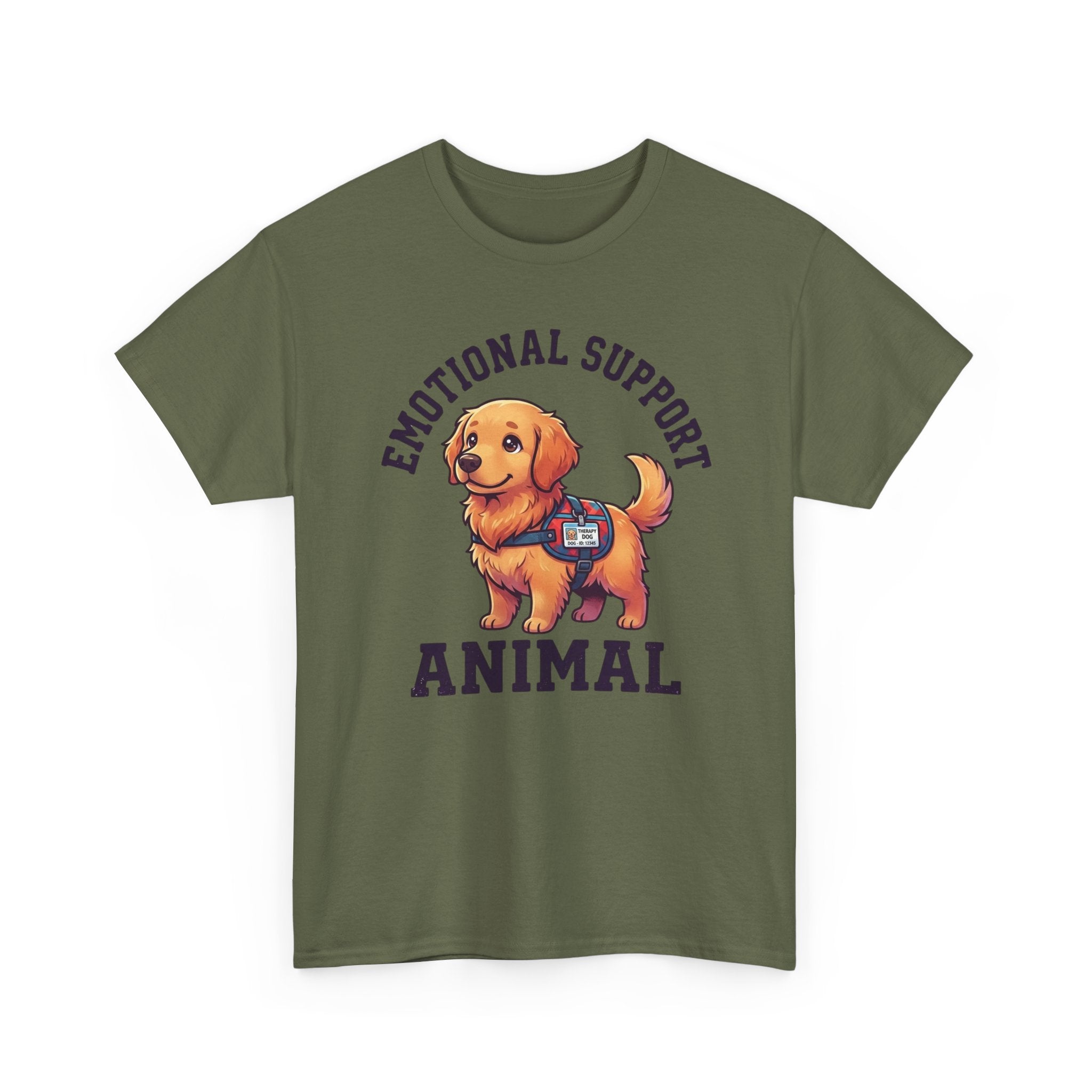 Emotional Support Golden Retriever T-Shirt