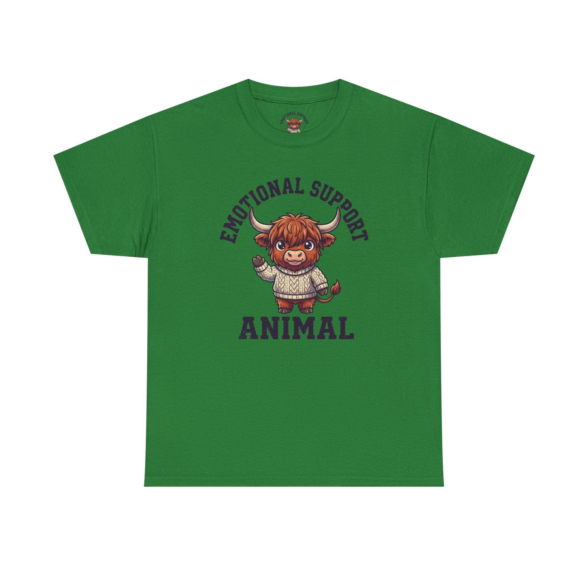 Emotional Support Highland Cow T-Shirt