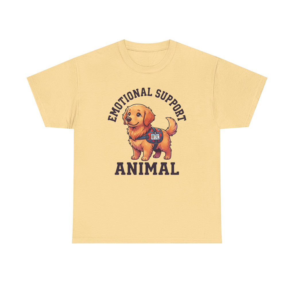 Emotional Support Golden Retriever T-Shirt