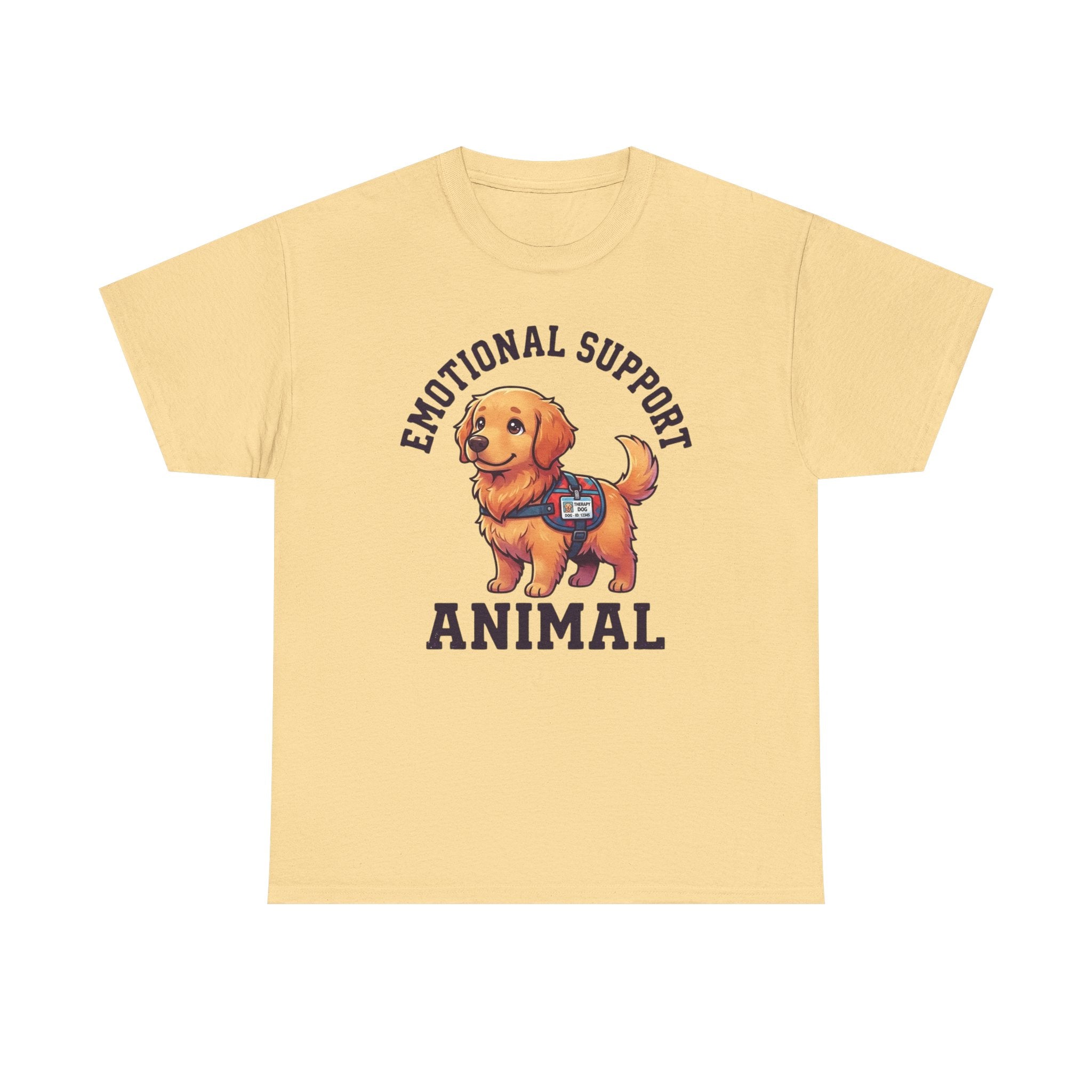 Emotional Support Golden Retriever T-Shirt