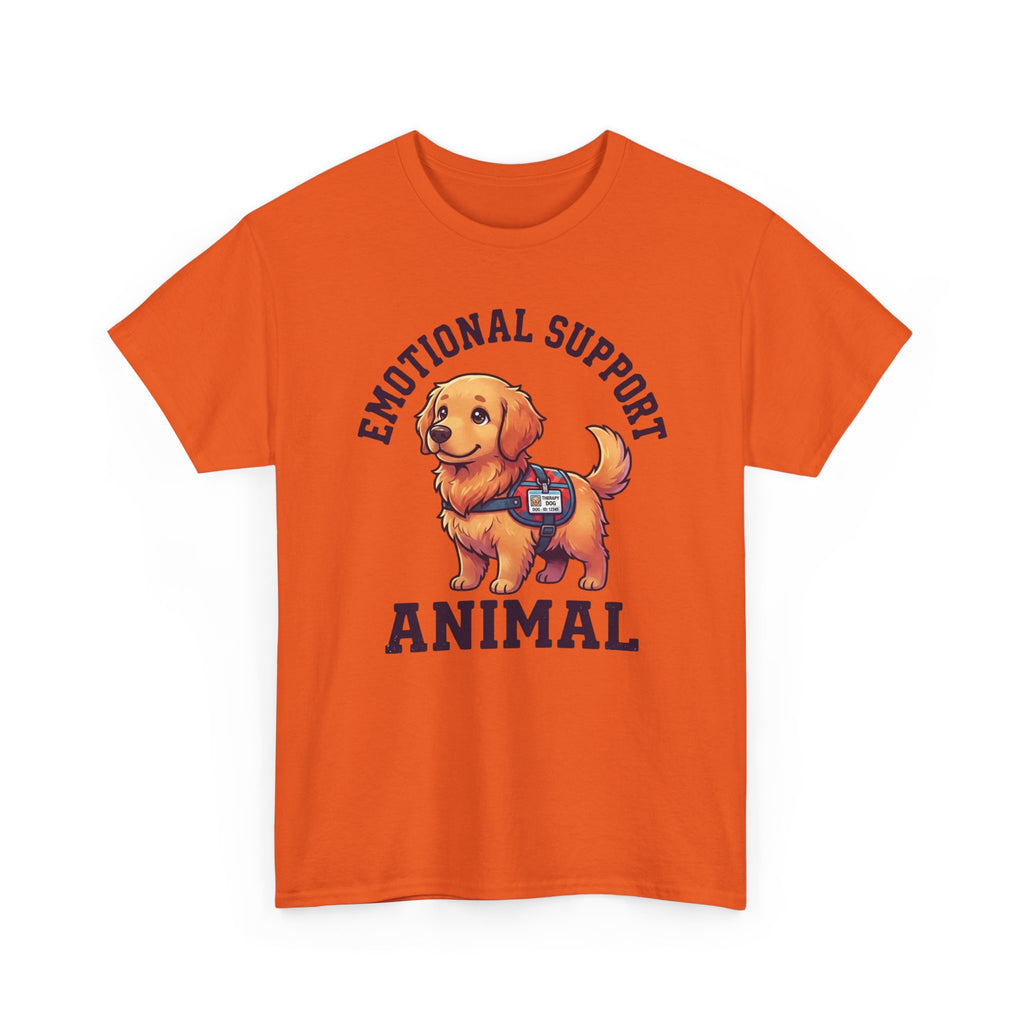 Emotional Support Golden Retriever T-Shirt