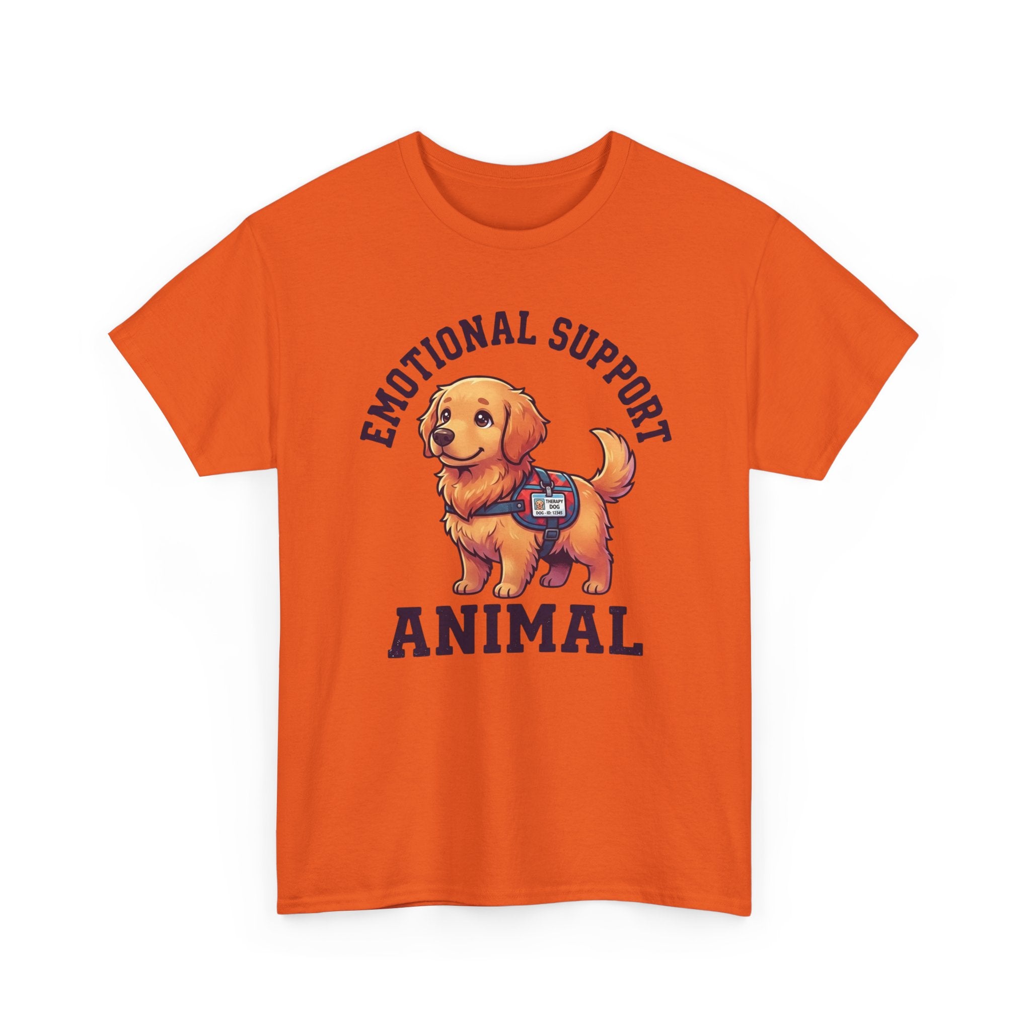 Emotional Support Golden Retriever T-Shirt