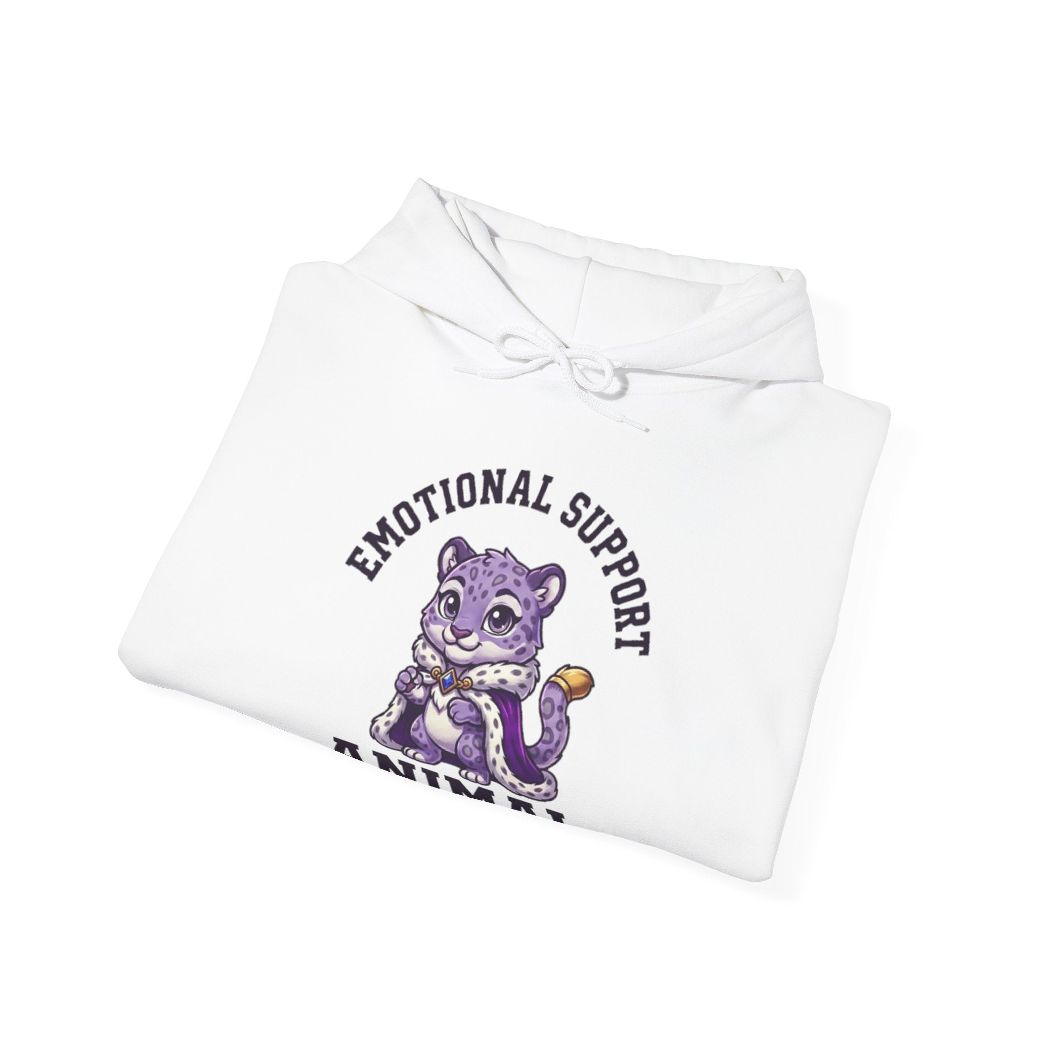 Emotional Support Snow Leopard Hoodie