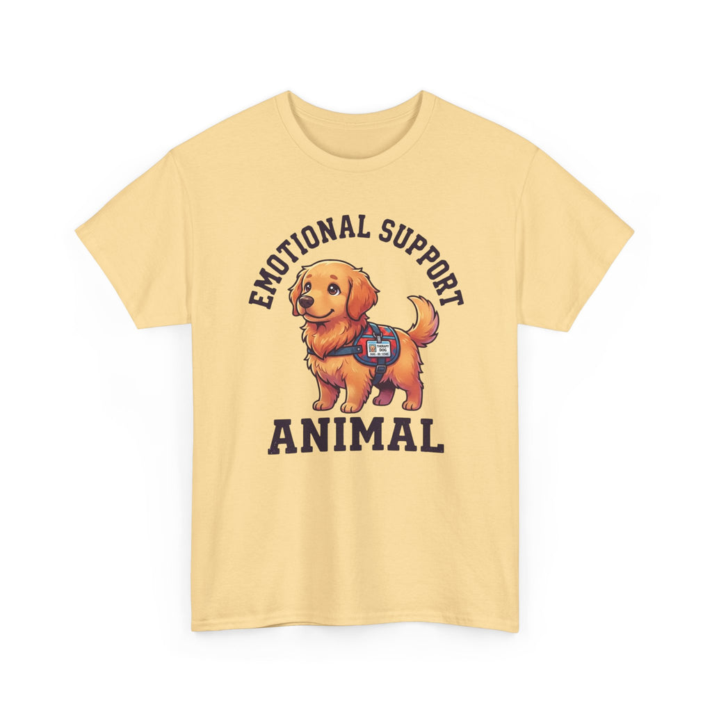 Emotional Support Golden Retriever T-Shirt