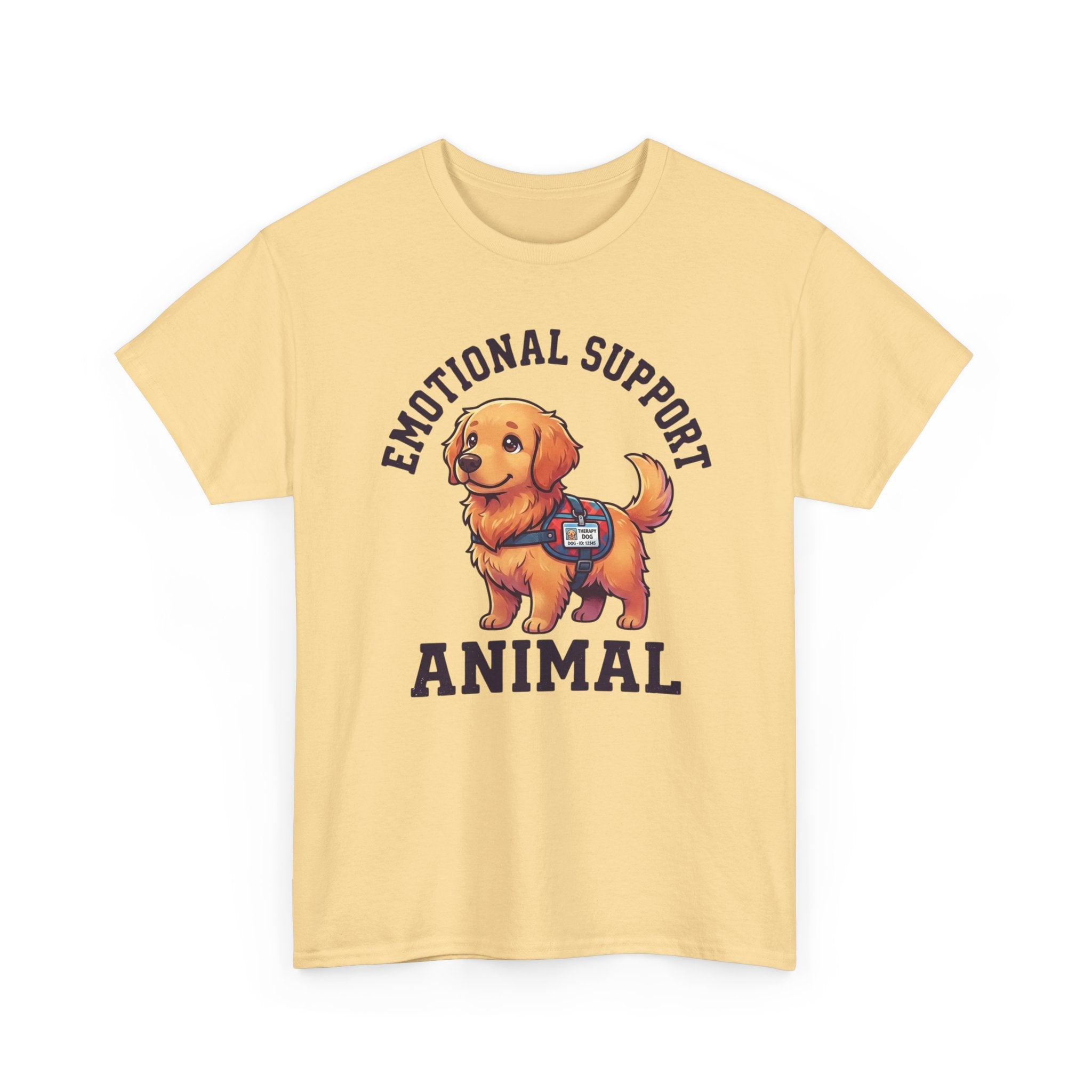 Emotional Support Golden Retriever T-Shirt