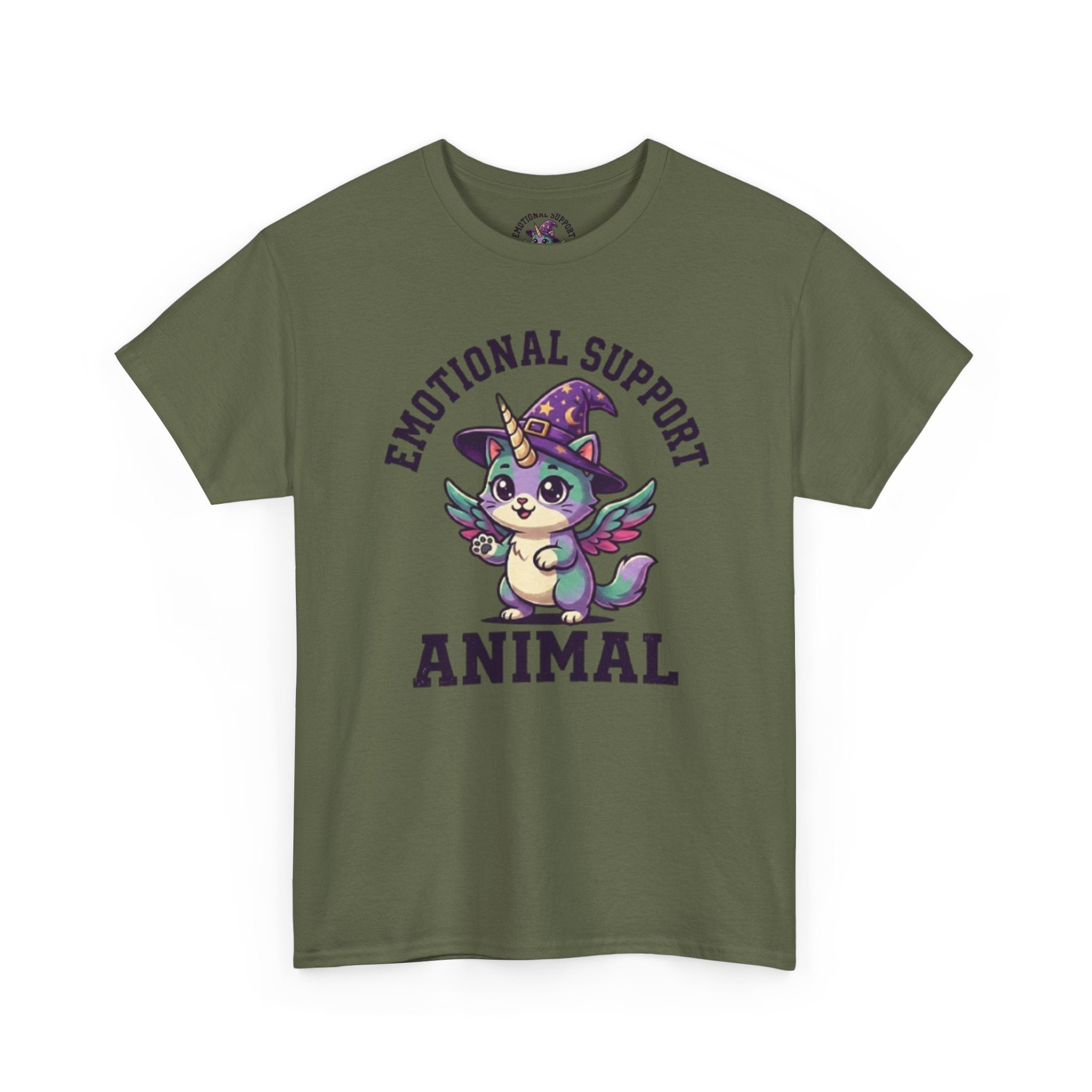 Emotional Support Unicorn Cat T-Shirt