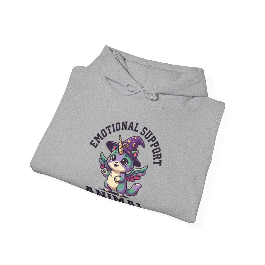 Emotional Support Unicorn Cat Hoodie