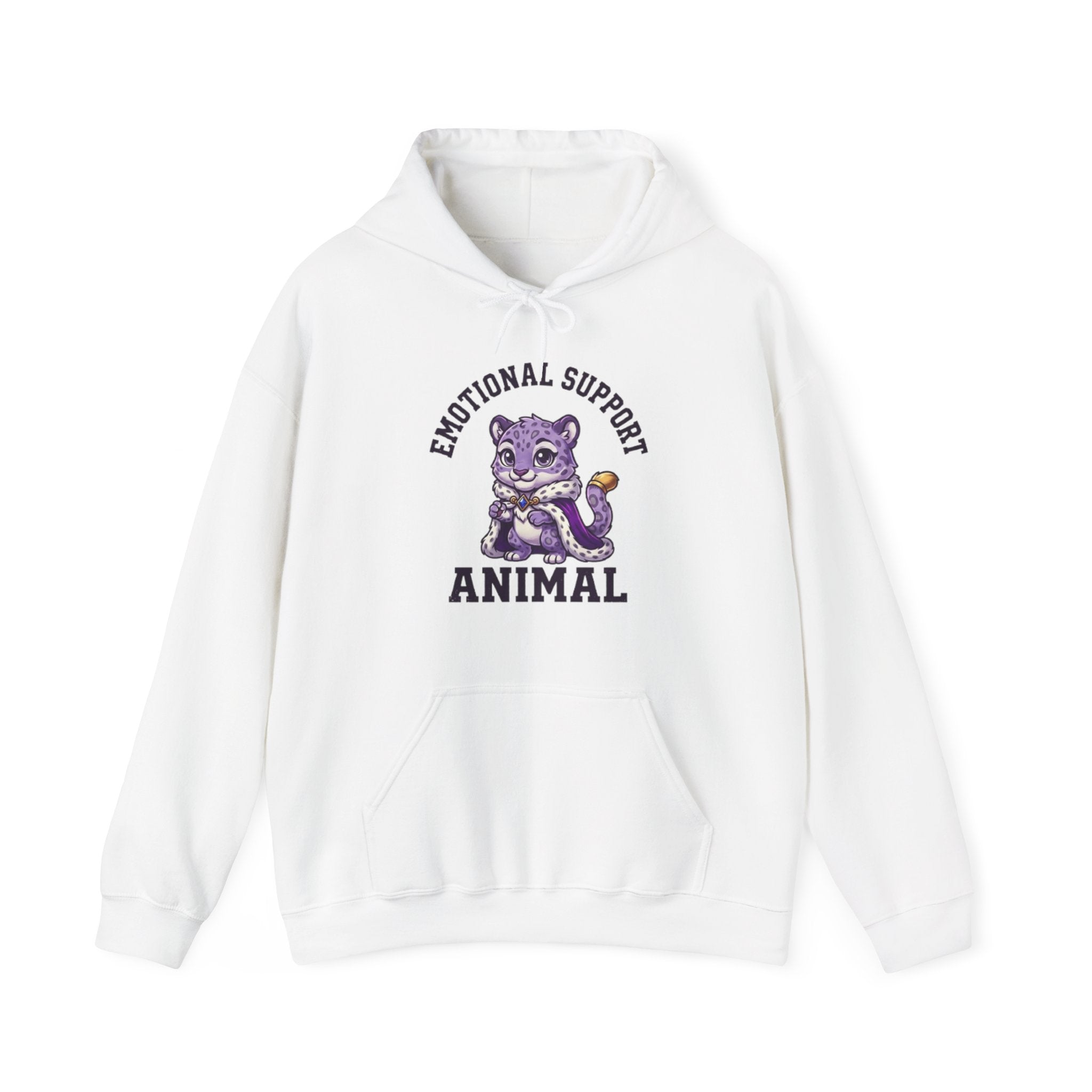 Emotional Support Snow Leopard Hoodie