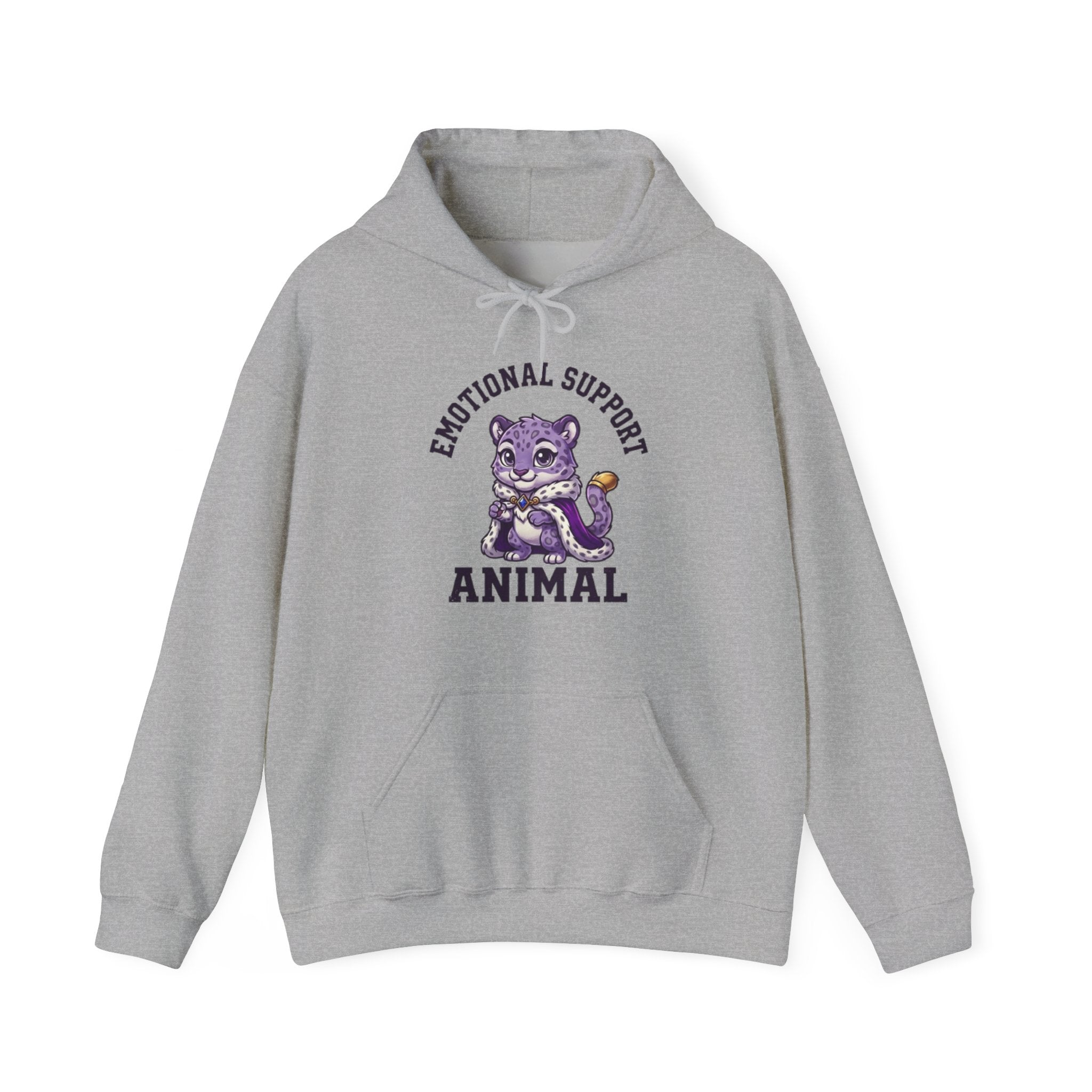 Emotional Support Snow Leopard Hoodie
