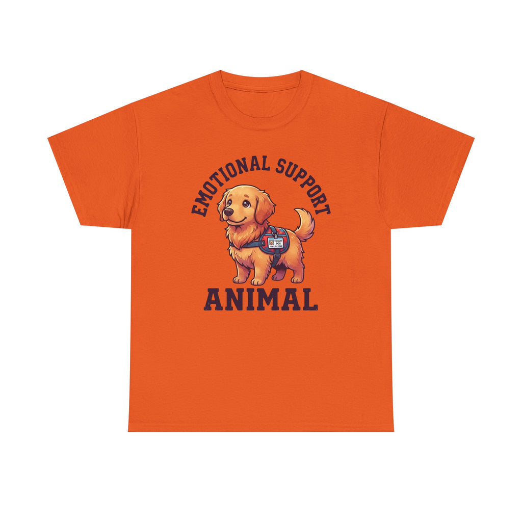 Emotional Support Golden Retriever T-Shirt