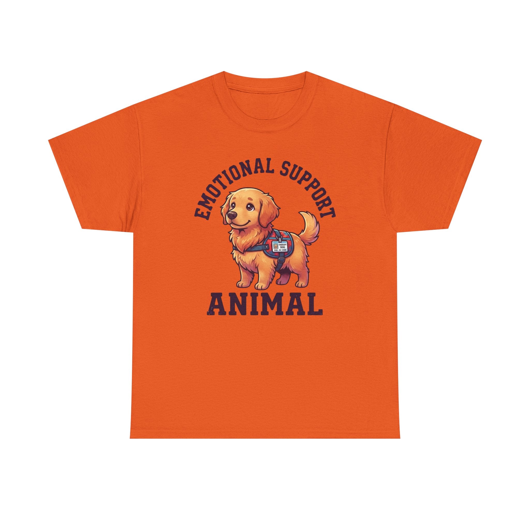 Emotional Support Golden Retriever T-Shirt