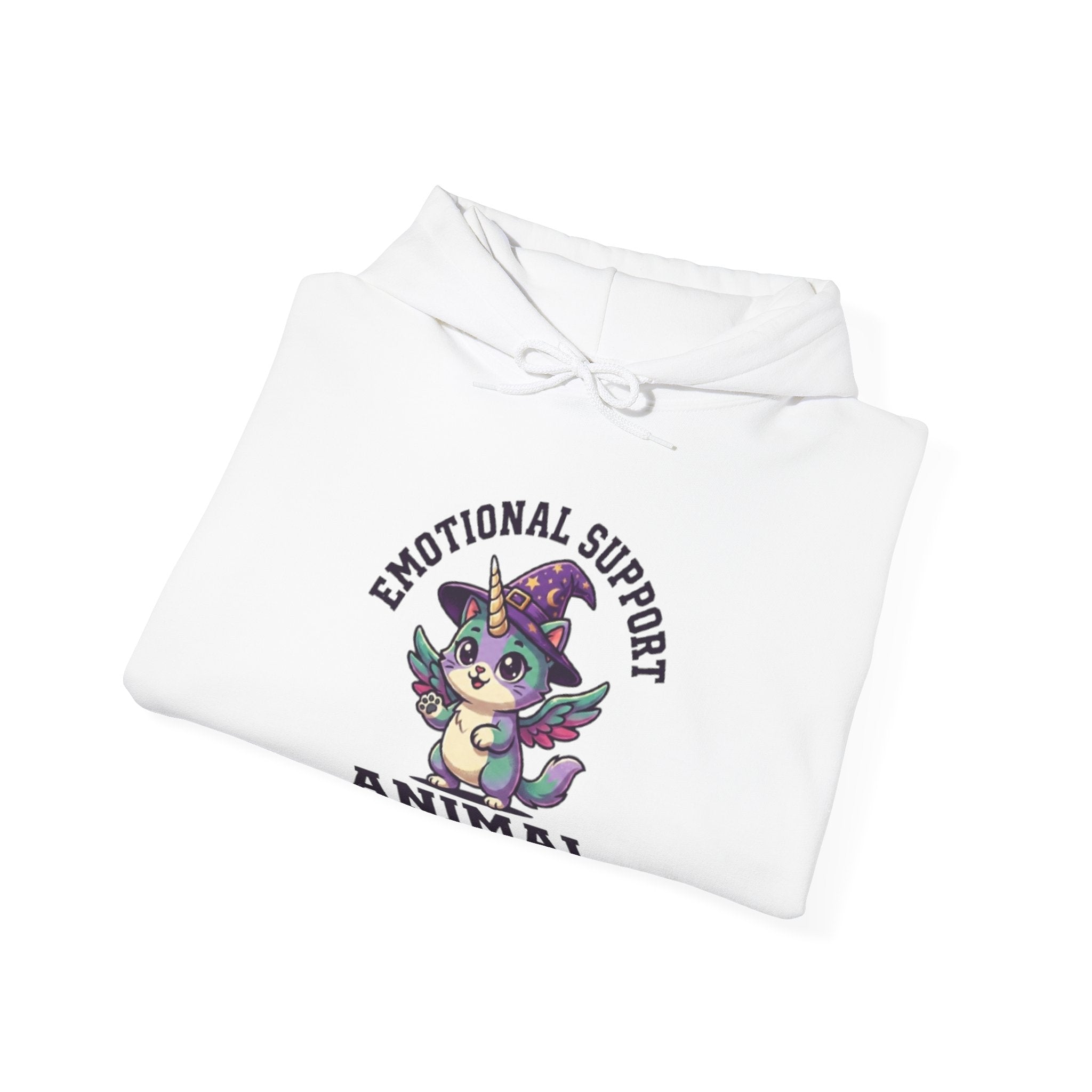 Emotional Support Unicorn Cat Hoodie