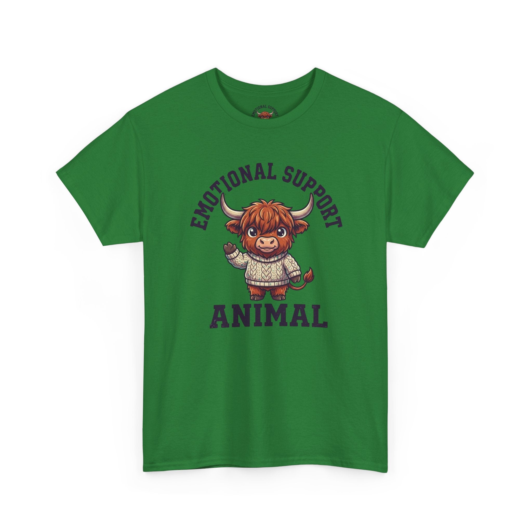 Emotional Support Highland Cow T-Shirt