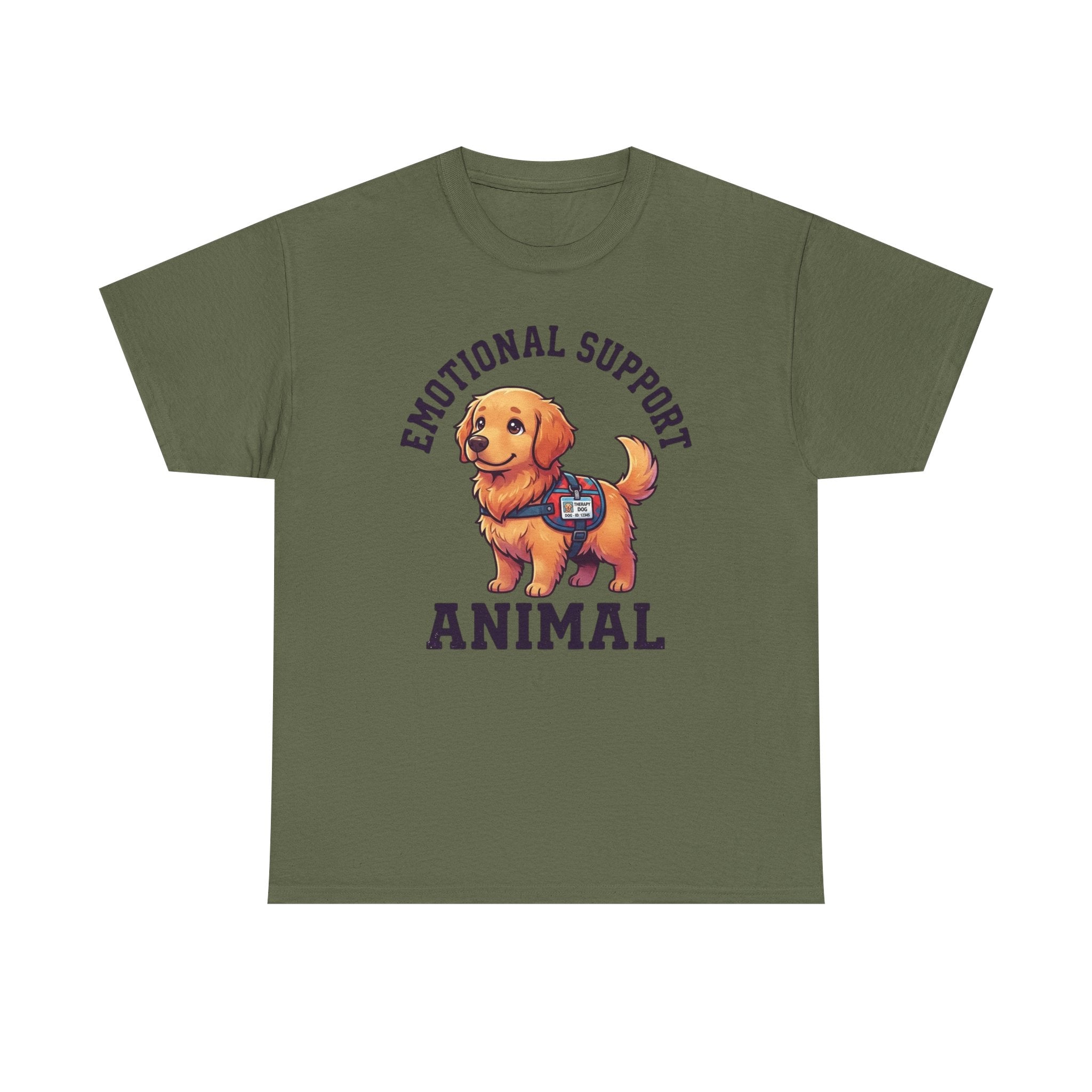 Emotional Support Golden Retriever T-Shirt