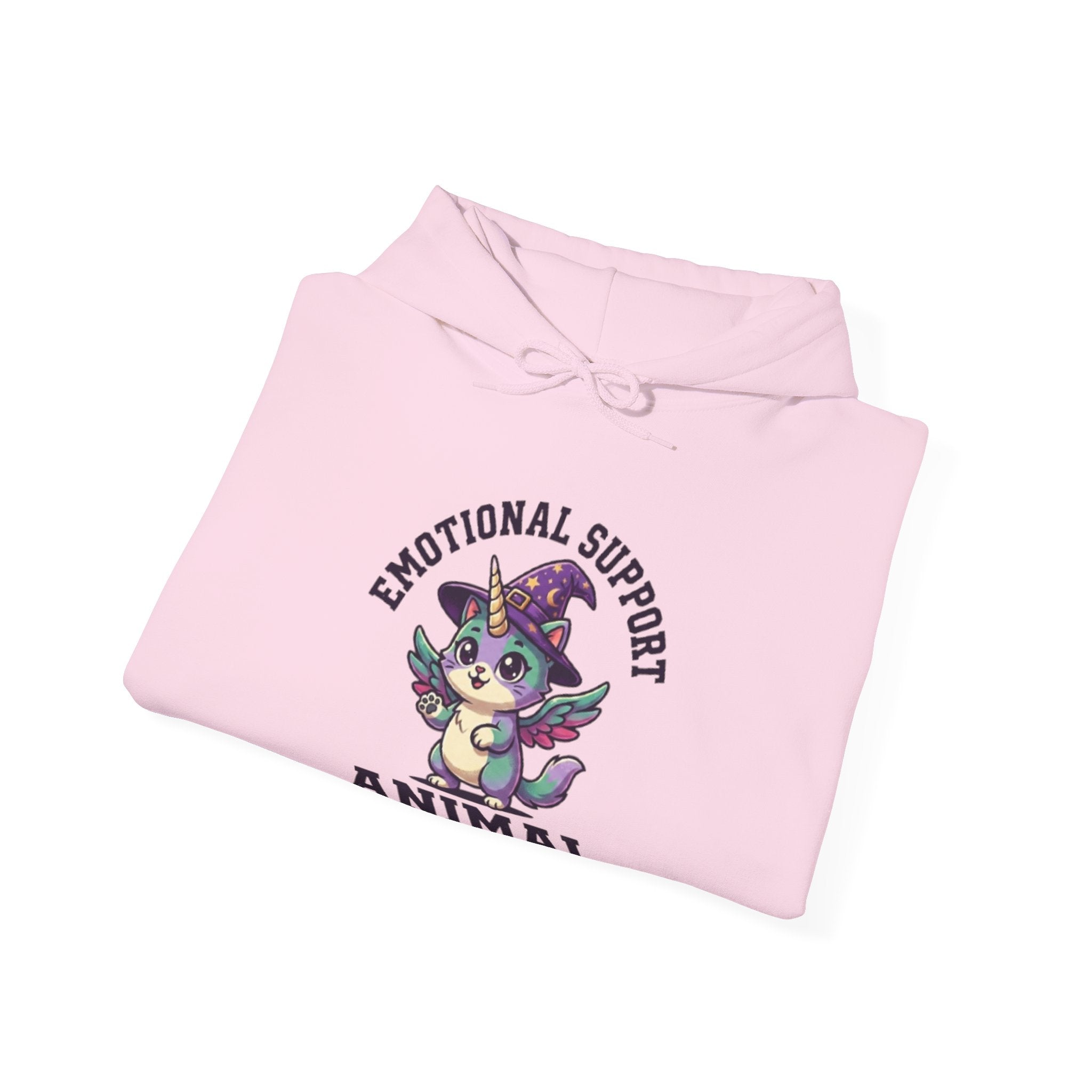 Emotional Support Unicorn Cat Hoodie