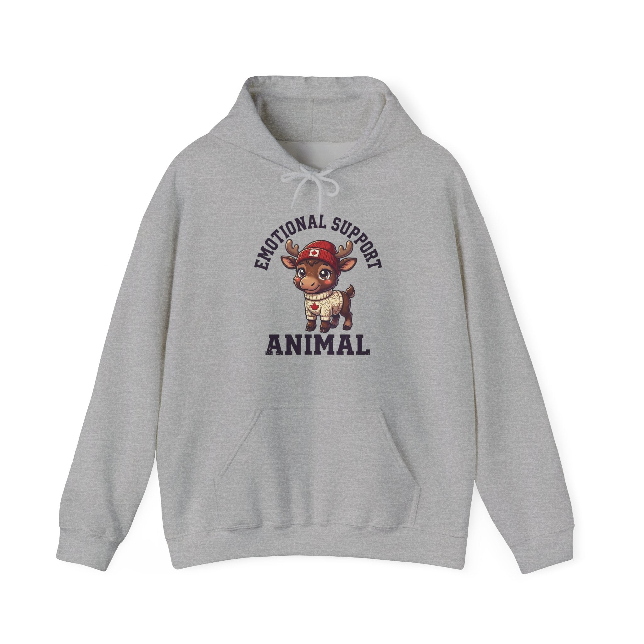 Emotional Support Moose Hoodie
