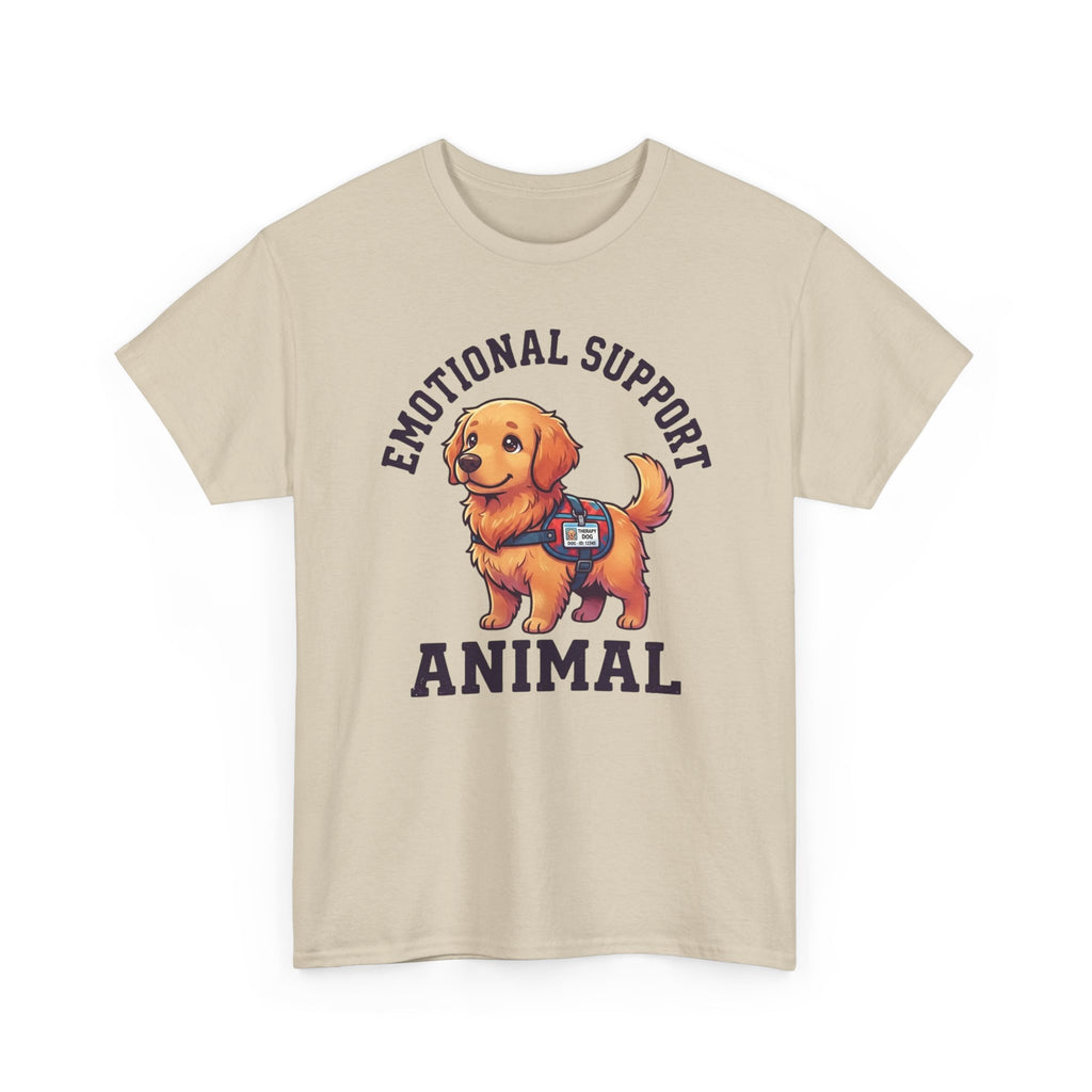 Emotional Support Golden Retriever T-Shirt