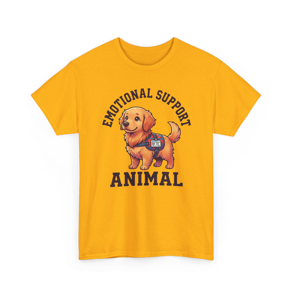 Emotional Support Golden Retriever T-Shirt